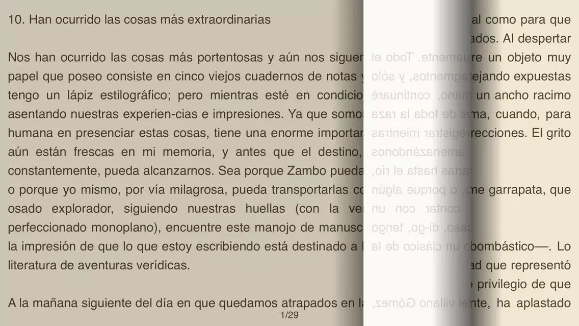 Ảnh chụp màn hình của El Mundo Perdido - Arthur Conan Doyle