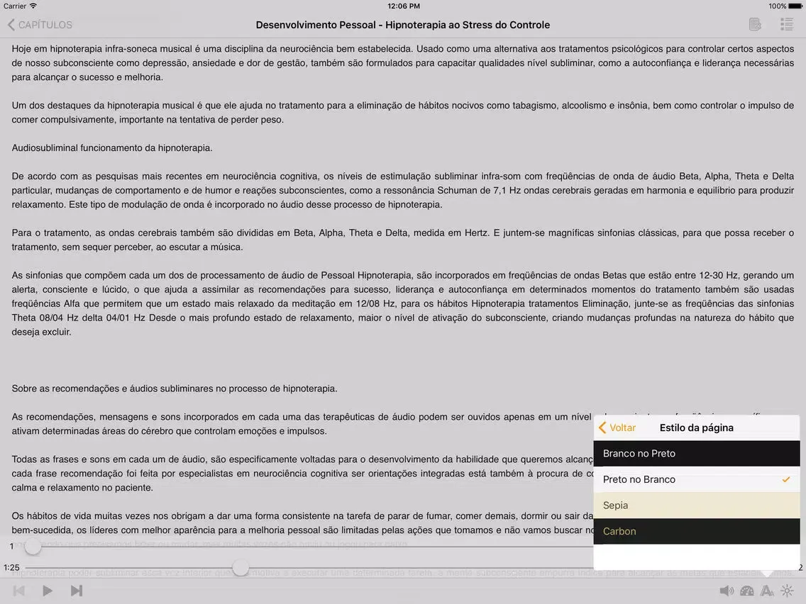 Capturas de pantalla de Desenvolvimento Pessoal iPad 