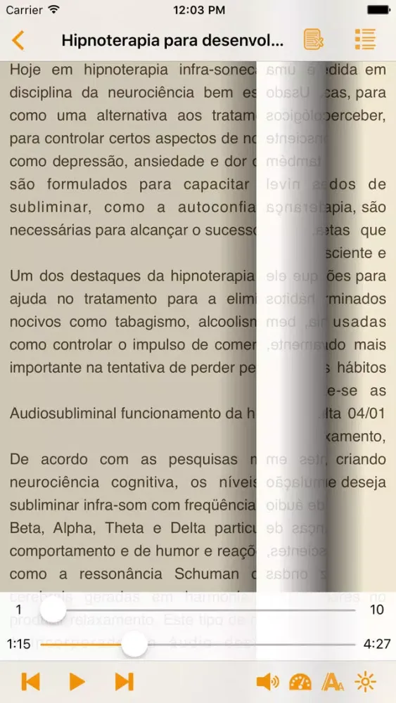 Capturas de pantalla de Desenvolvimento Pessoal