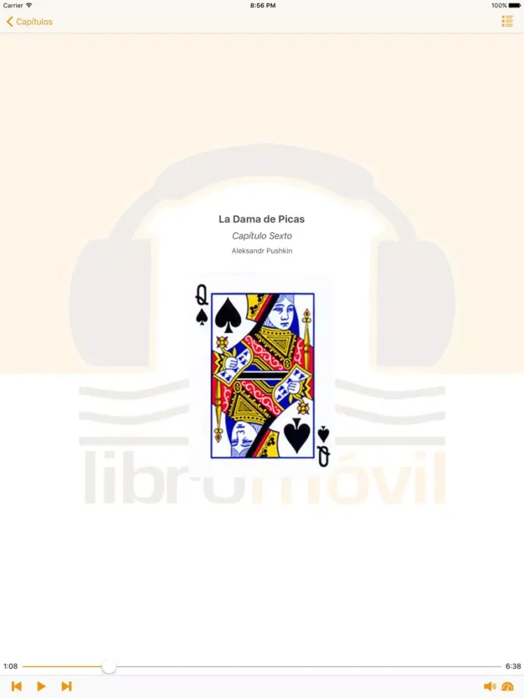 Zrzuty ekranu Audiolibro - La Dama de Picas iPad 