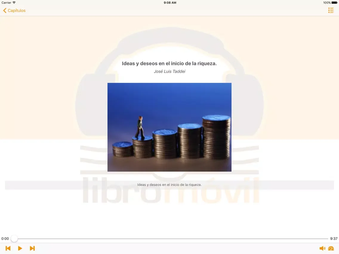 Zrzuty ekranu El Plan en el Juego del Dinero. Audiolibro iPad 