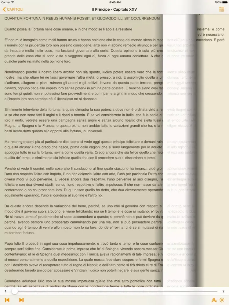 Captures d'écran de Il Principe - Niccolò Machiavelli iPad 