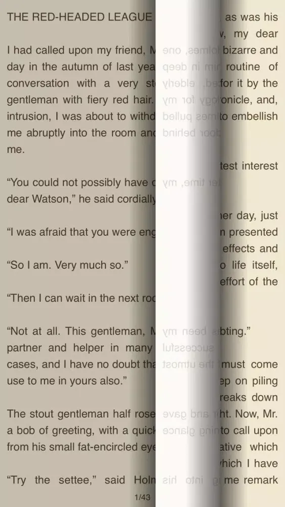 The Red-Headed League – AudioEbook Screenshots