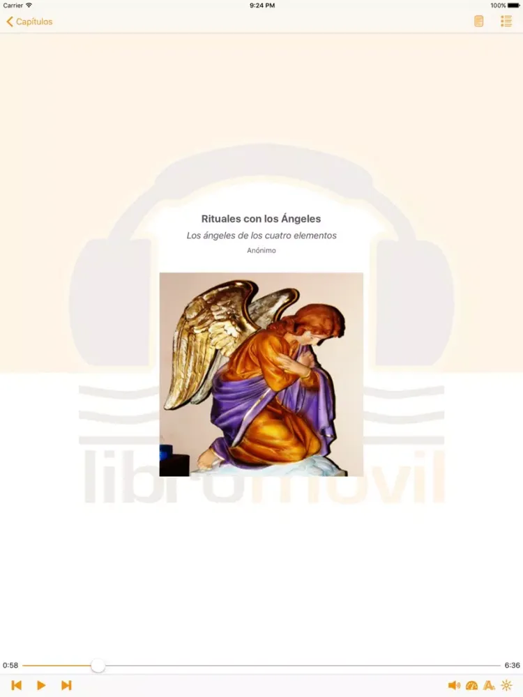 Rituales con los Ángeles - AudioEbook iPad  스크린샷