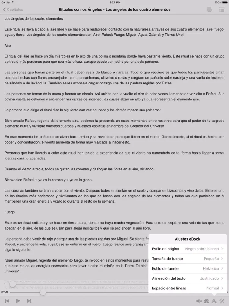 Rituales con los Ángeles - AudioEbook iPad  스크린샷