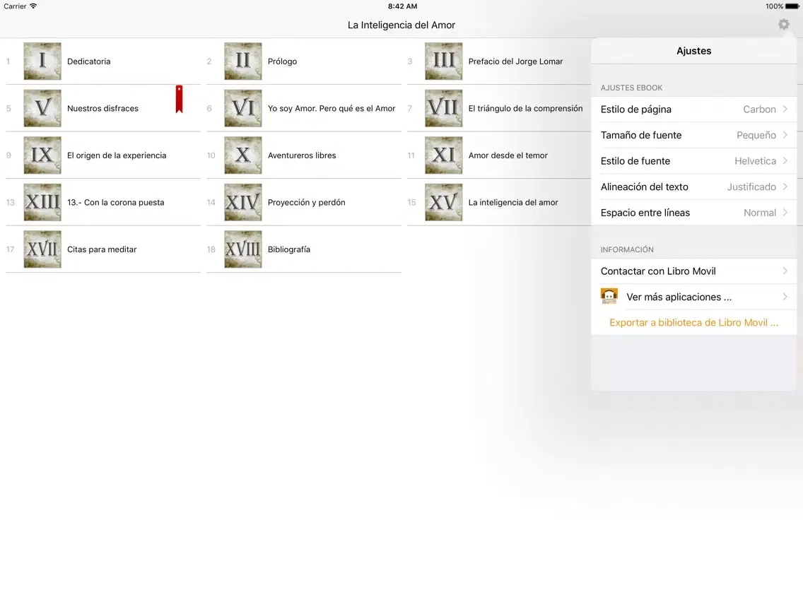 Capturas de tela do La Inteligencia del Amor iPad 