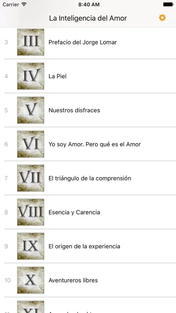 Capturas de tela do La Inteligencia del Amor