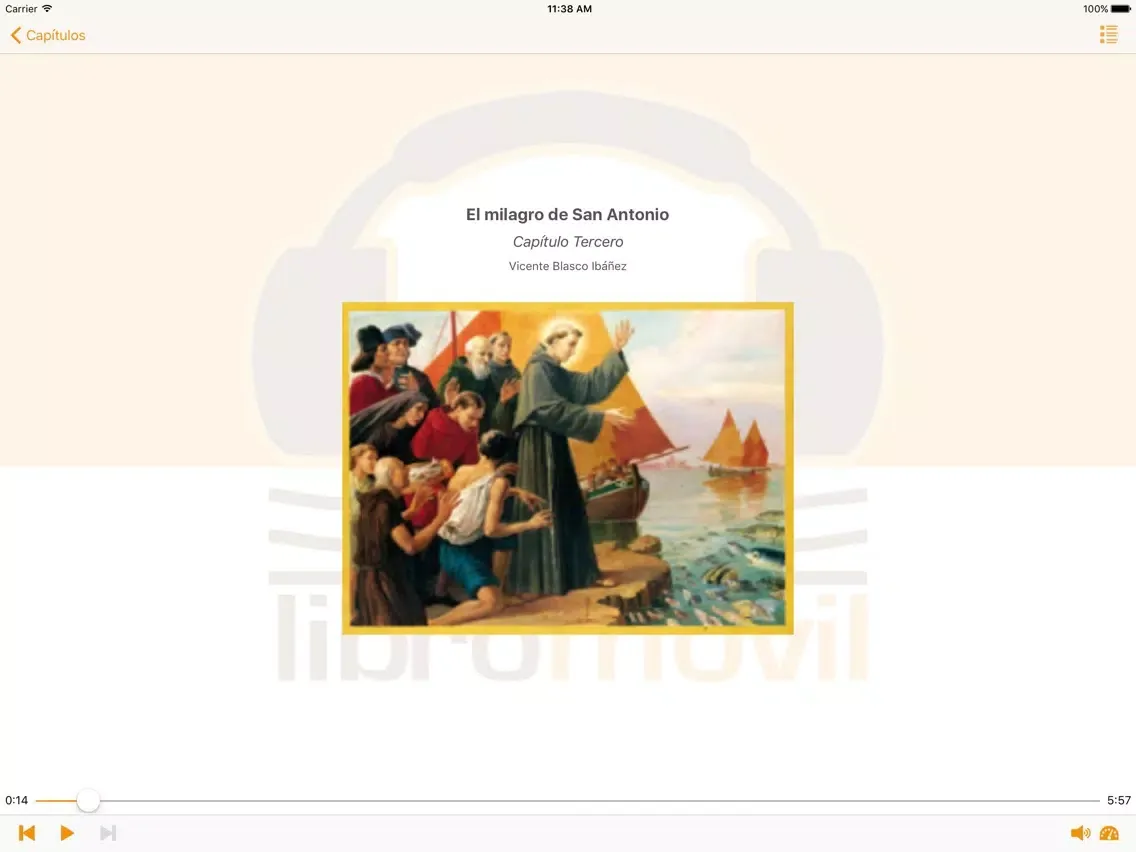 El Milagro de San Antonio - Audiolibro iPad  سکرین شاٹس