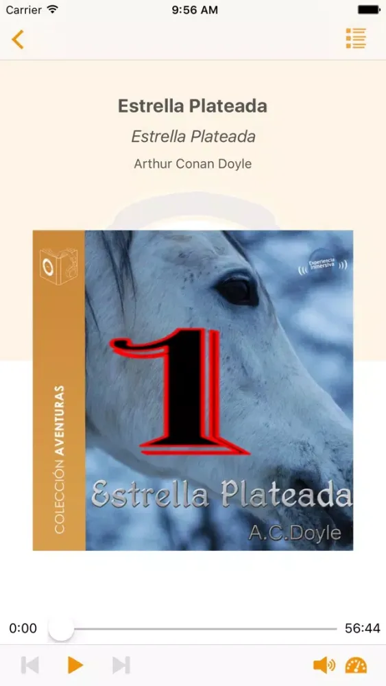 Sherlock Holmes y la Estrella Plateada. Audiolibro 스크린샷
