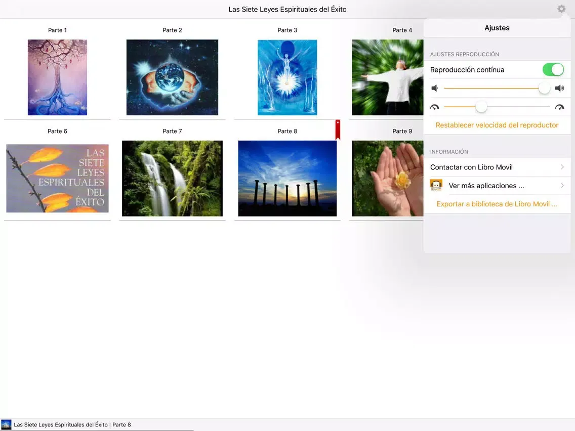Zrzuty ekranu Las Siete Leyes Espirituales del Éxito iPad 