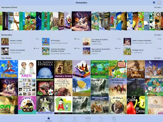 Librería para Niños - Libros y Audiolibros iPad  स्क्रीनशॉट