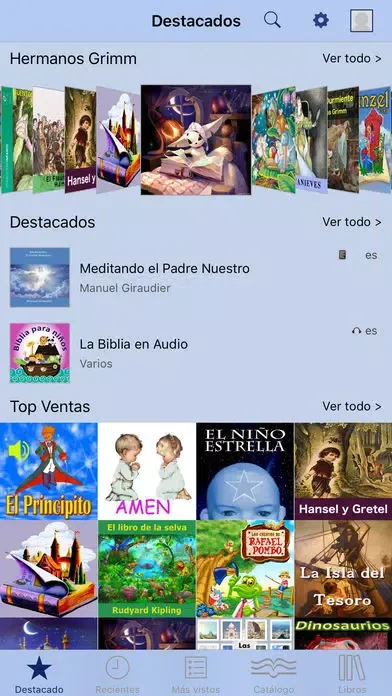 Librería para Niños - Libros y Audiolibros स्क्रीनशॉट