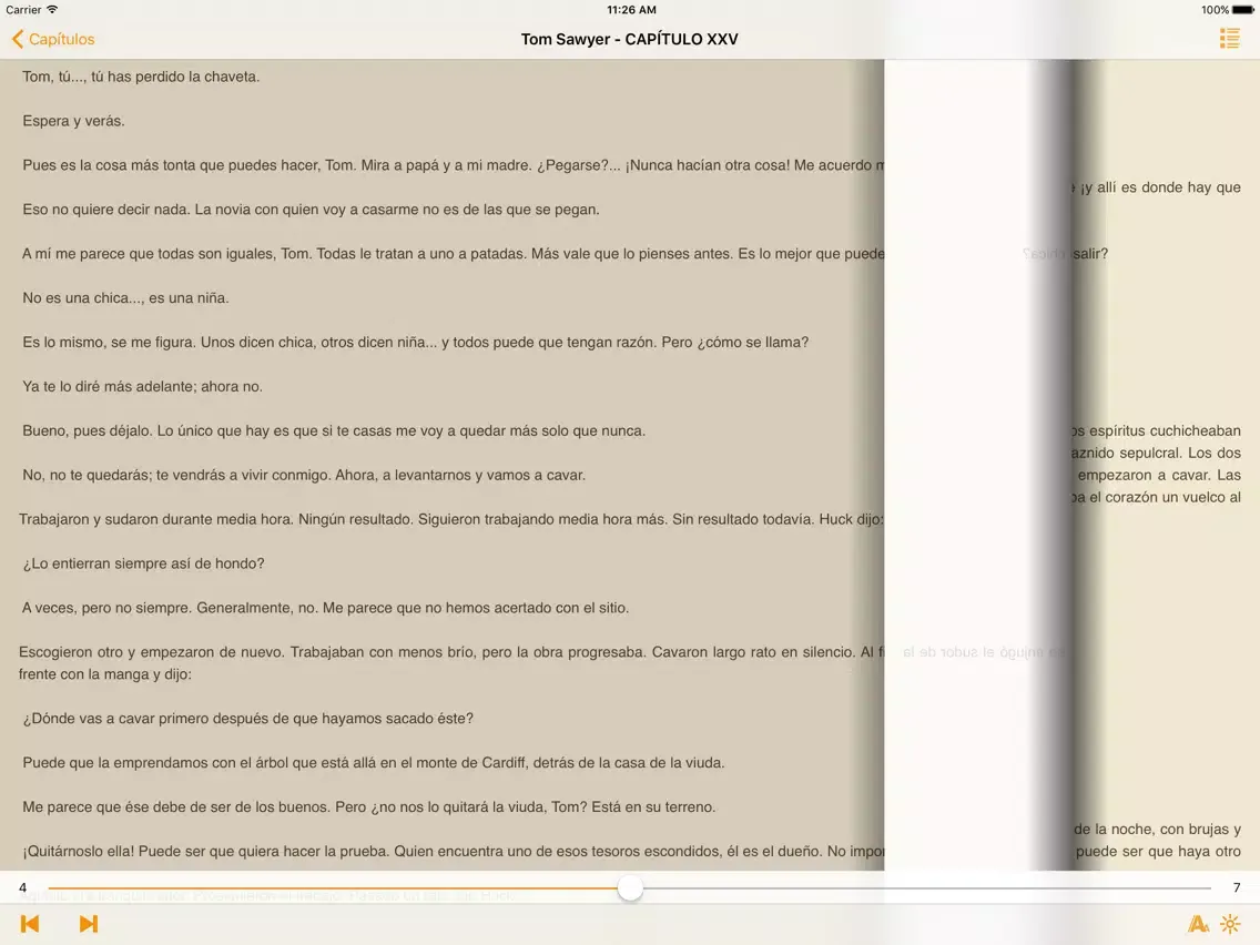 Ảnh chụp màn hình của Tom Sawyer - Mark Twain iPad 