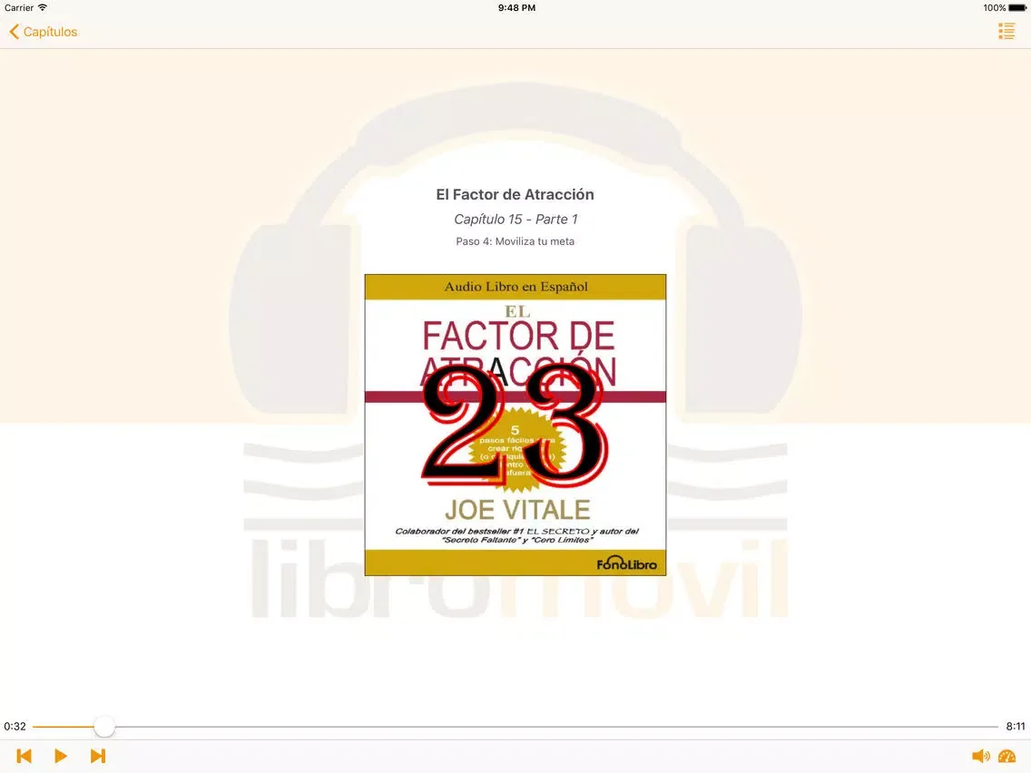 Tangkapan layar El Factor de Atracción - Joe Vitale iPad 