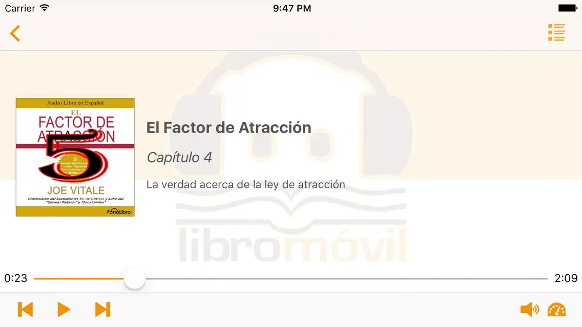 Tangkapan layar El Factor de Atracción - Joe Vitale