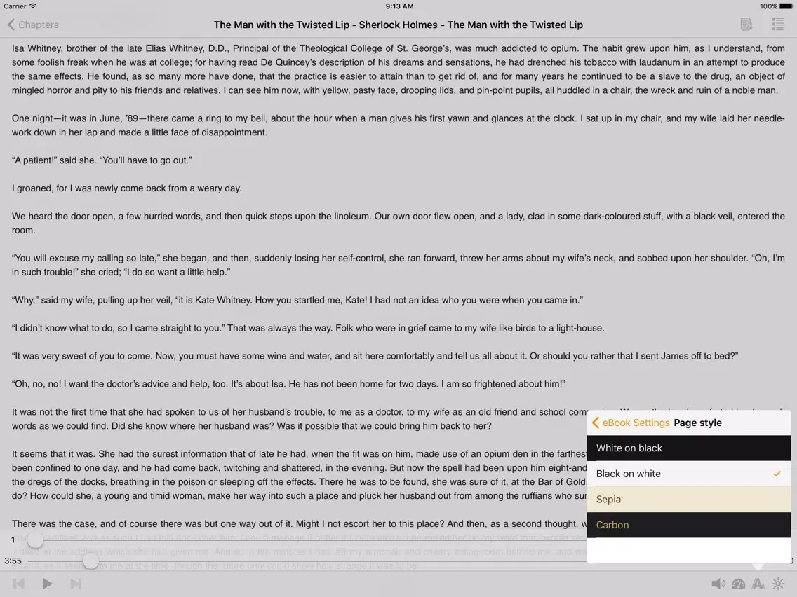 The Man with the Twisted Lip – AudioEbook iPad  स्क्रीनशॉट