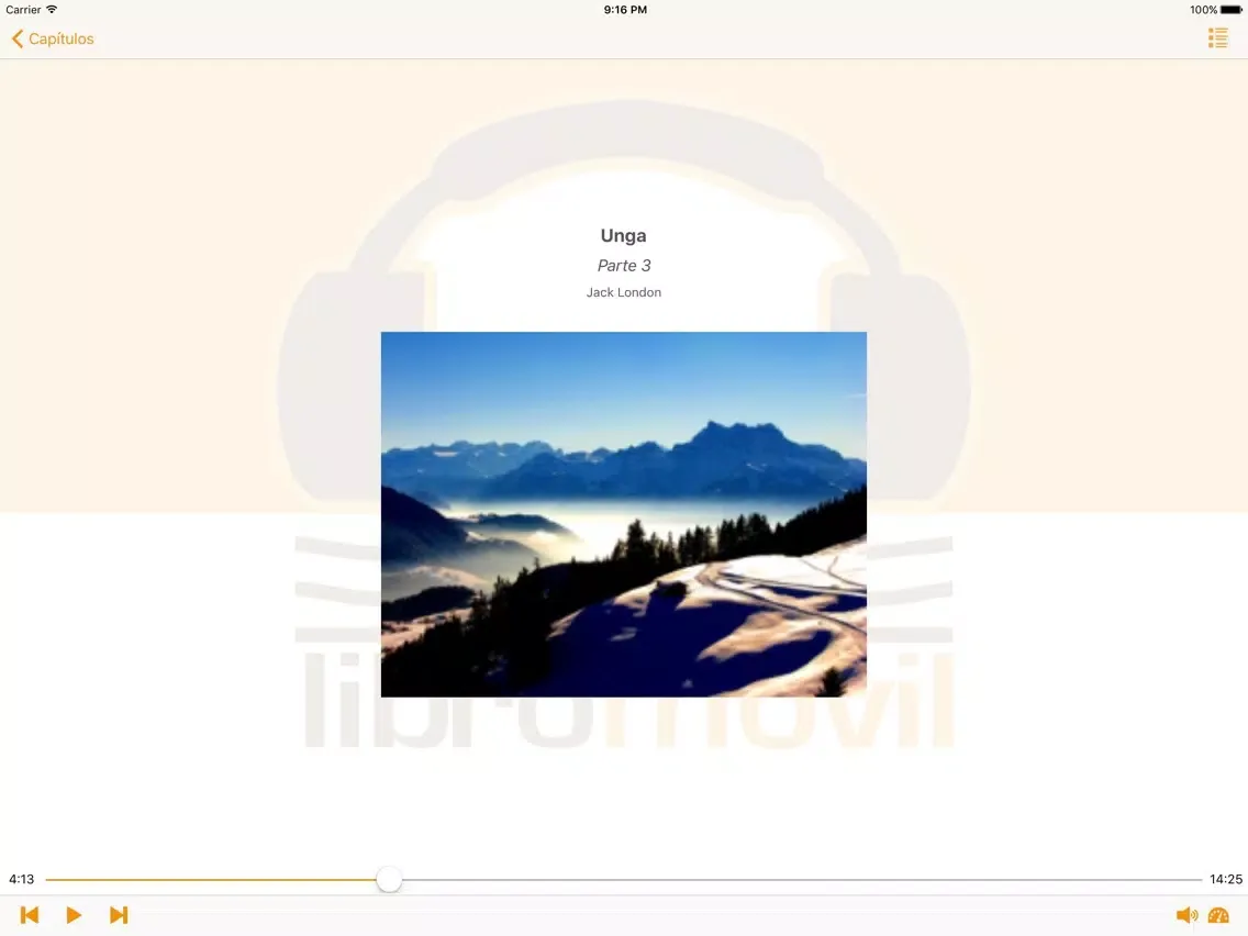 Unga de Jack London - Audiolibro iPad 應用截圖