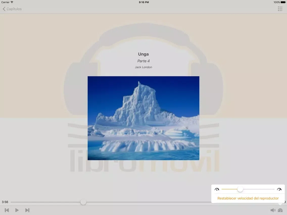 Unga de Jack London - Audiolibro iPad 應用截圖