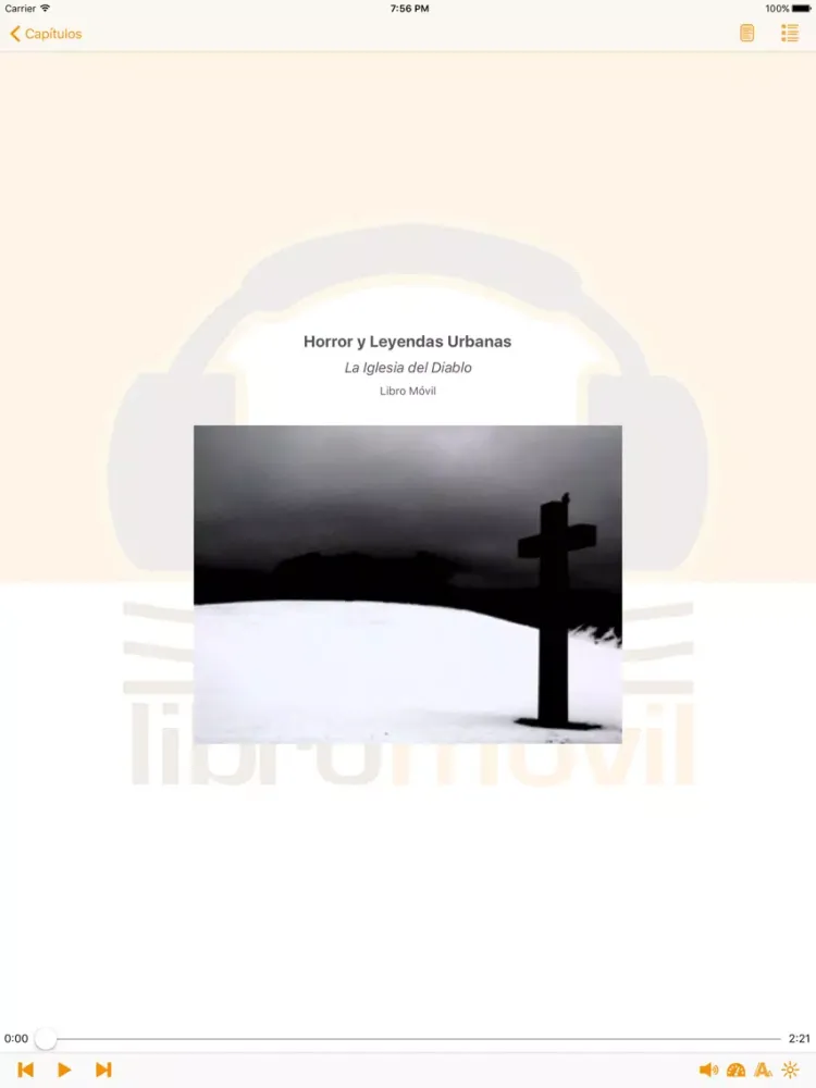 Horror y Leyendas Urbanas - AudioEbook iPad  Screenshots