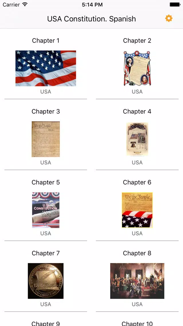 USA Constitution. Spanish Audiobook স্ক্রিনশট