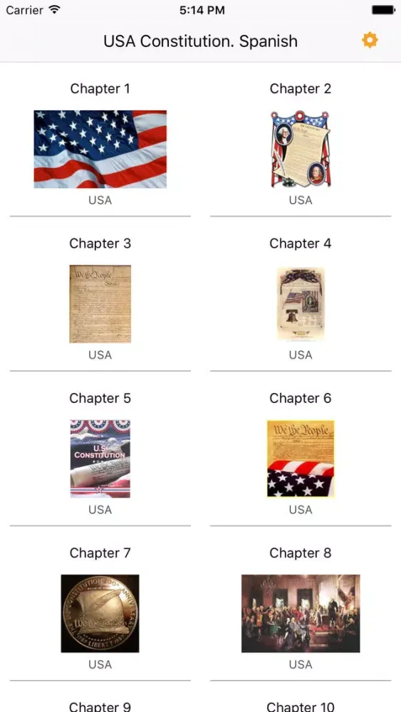 USA Constitution. Spanish Audiobook سکرین شاٹس