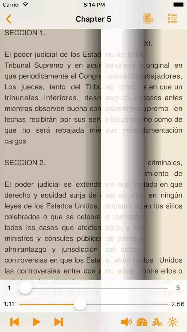 USA Constitution. Spanish Audiobook স্ক্রিনশট