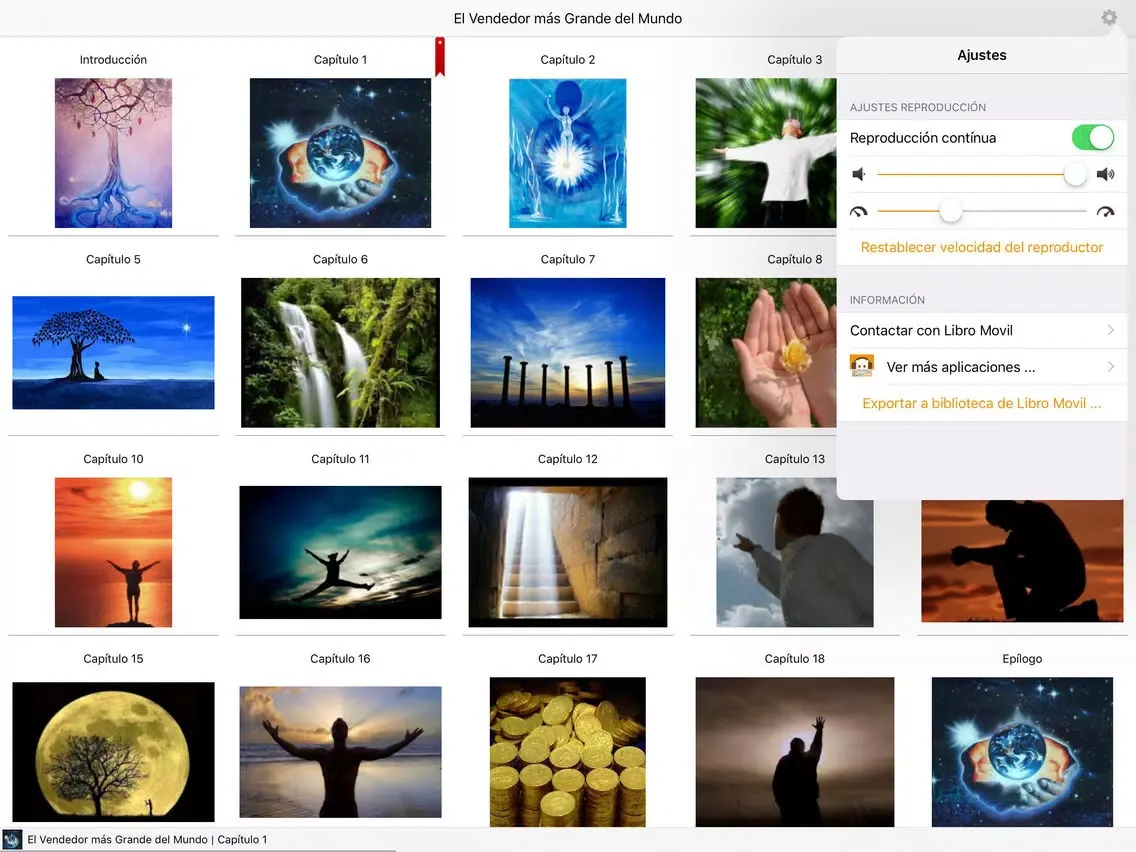 El Vendedor más Grande del Mundo - Audiolibro iPad  Screenshots