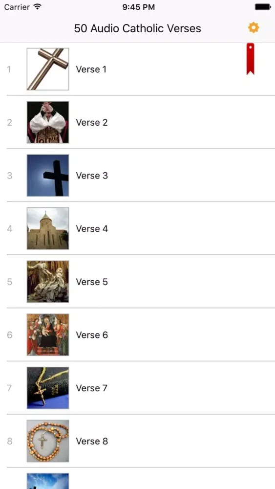 50 Audio Catholic Verses سکرین شاٹس