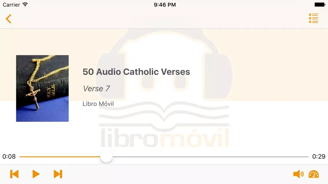 50 Audio Catholic Verses سکرین شاٹس