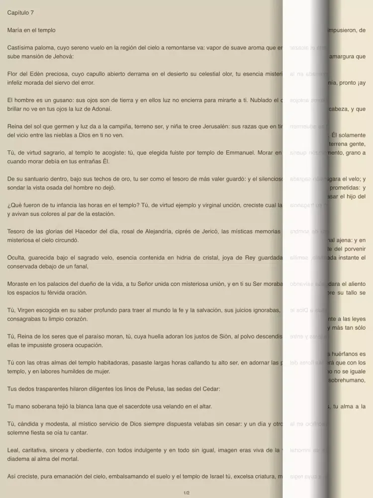 A la Virgen María - Audiolibro iPad 应用截图