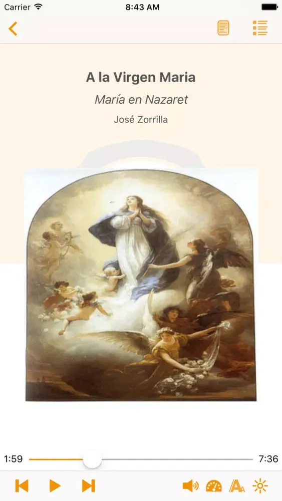 A la Virgen María - Audiolibro应用截图