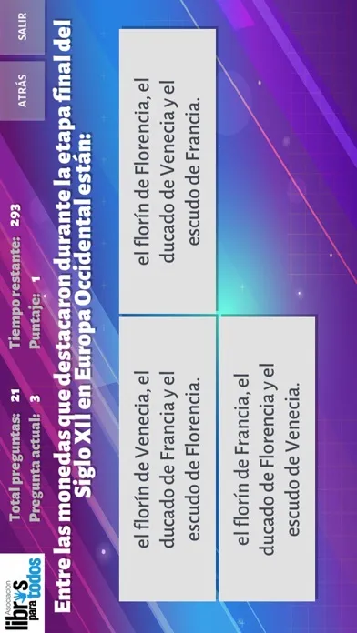 Secundaria Quiz Game Screenshots
