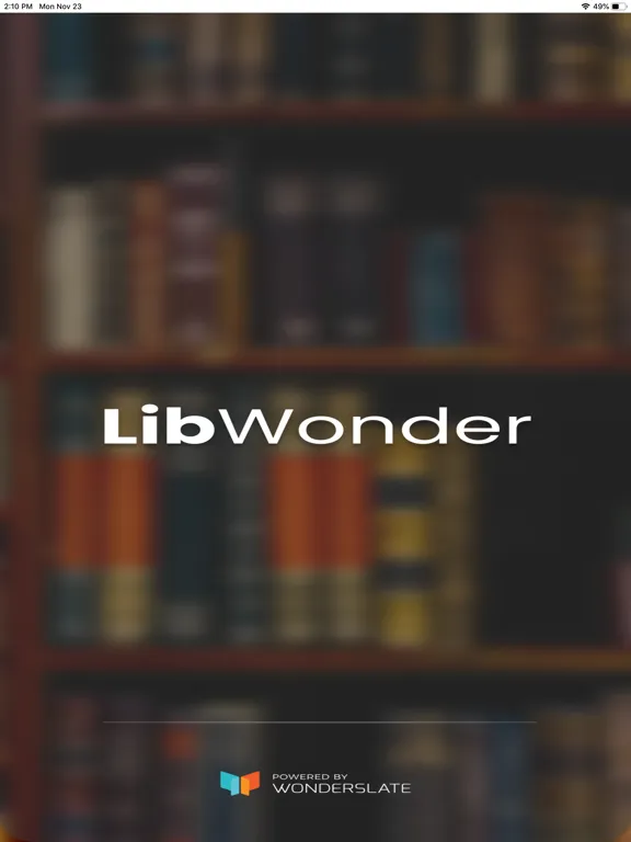 LibWonder iPad  스크린샷