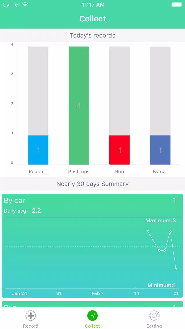 uTimes Pro - Tally&Plus one counter;Tap to record u times,concern about your life style and health status by the number of u times! Screenshots