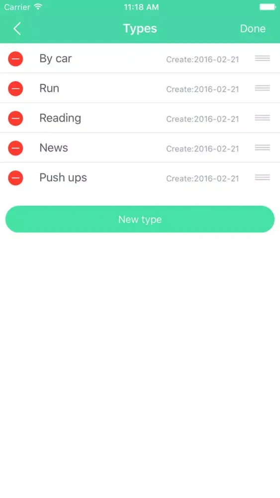 uTimes Pro - Tally&Plus one counter;Tap to record u times,concern about your life style and health status by the number of u times!应用截图