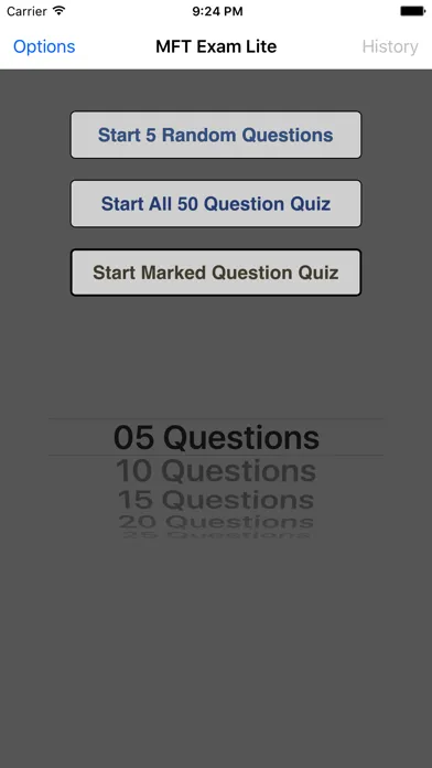 Screenshot di MFT Exam Lite