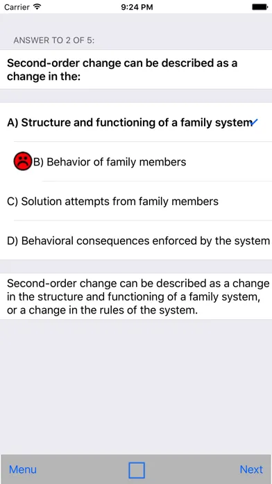 Screenshot di MFT Exam Lite