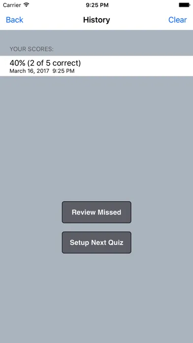 Screenshot di MFT Exam Lite