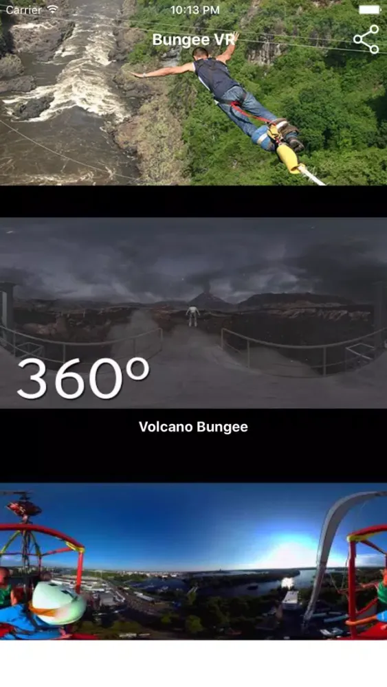 Bungee Jump Vr Video for Cardboard स्क्रीनशॉट