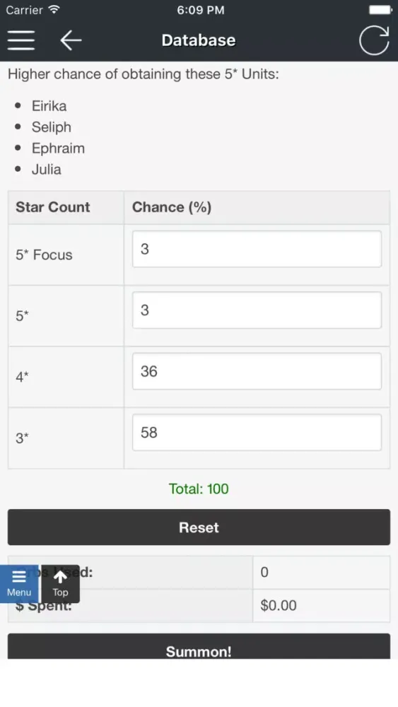 IV Calculator & Database for Fire Emblem Heroes应用截图