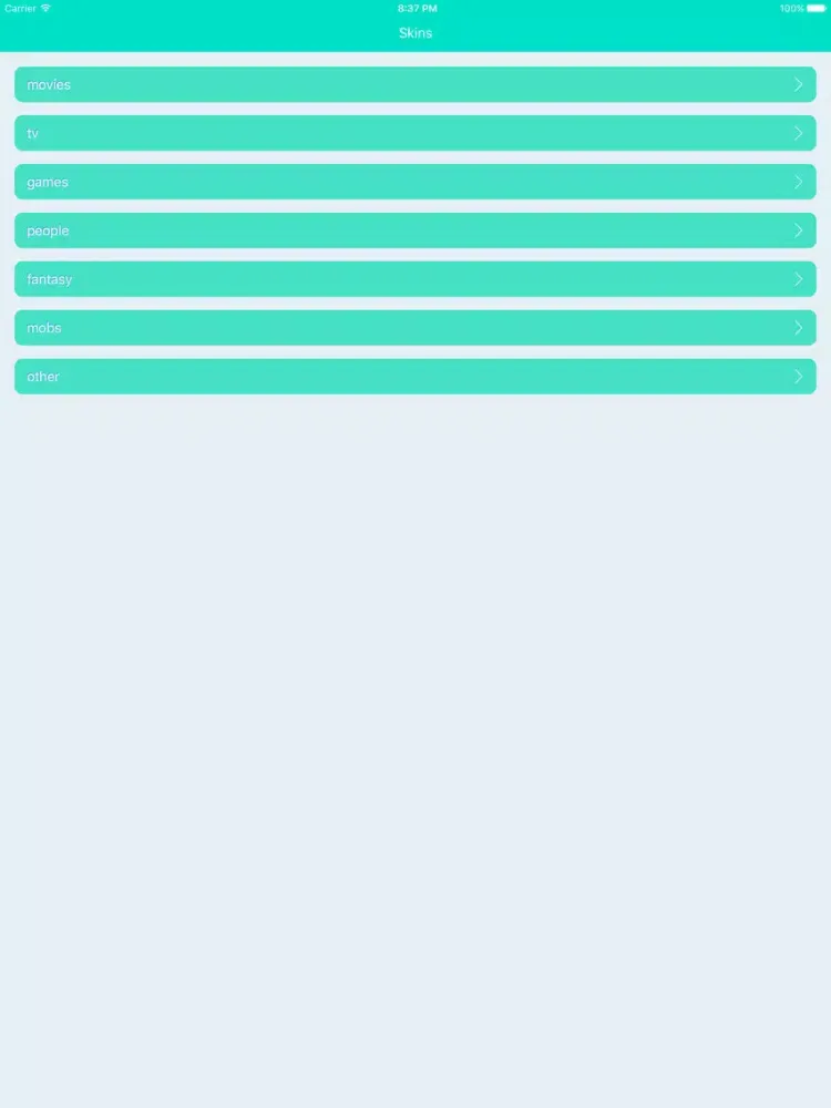 Skins for Minecraft PE - Best Boys & Girls Skins iPad Screenshots