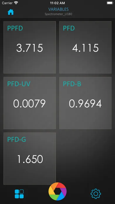 LI-180 Spectrometeor Plus Screenshots