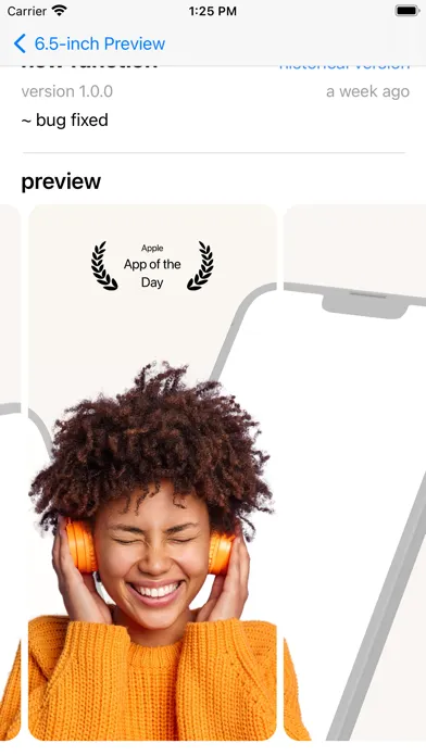 Ảnh chụp màn hình của Preview App - Store Simulator