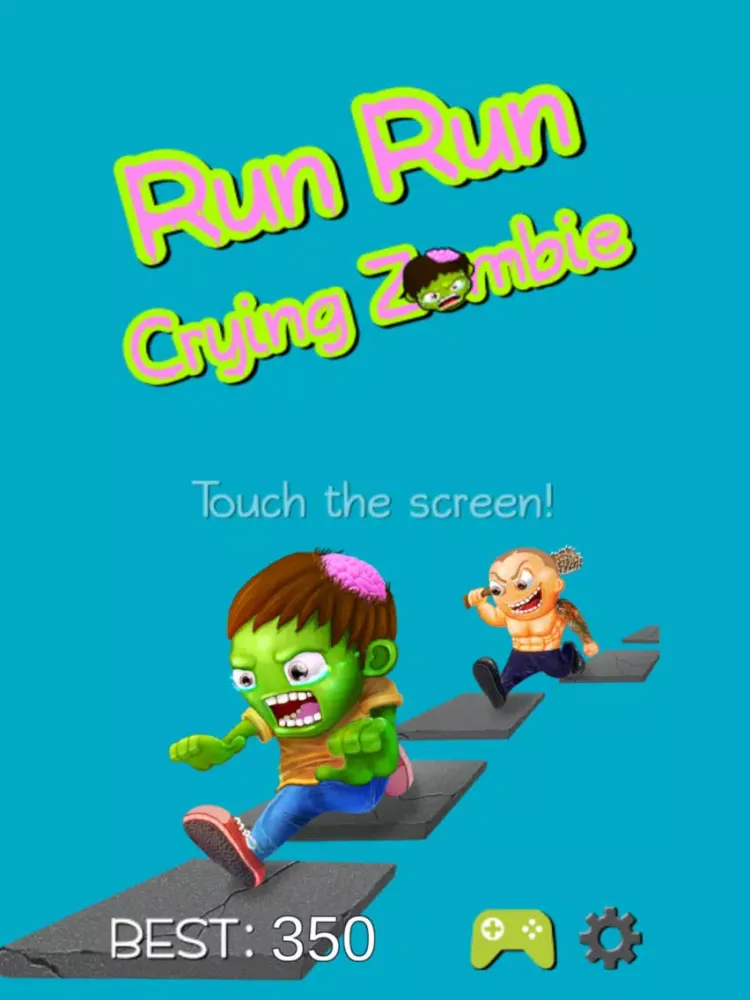 Tangkapan skrin Run Run Crying Zombie iPad 