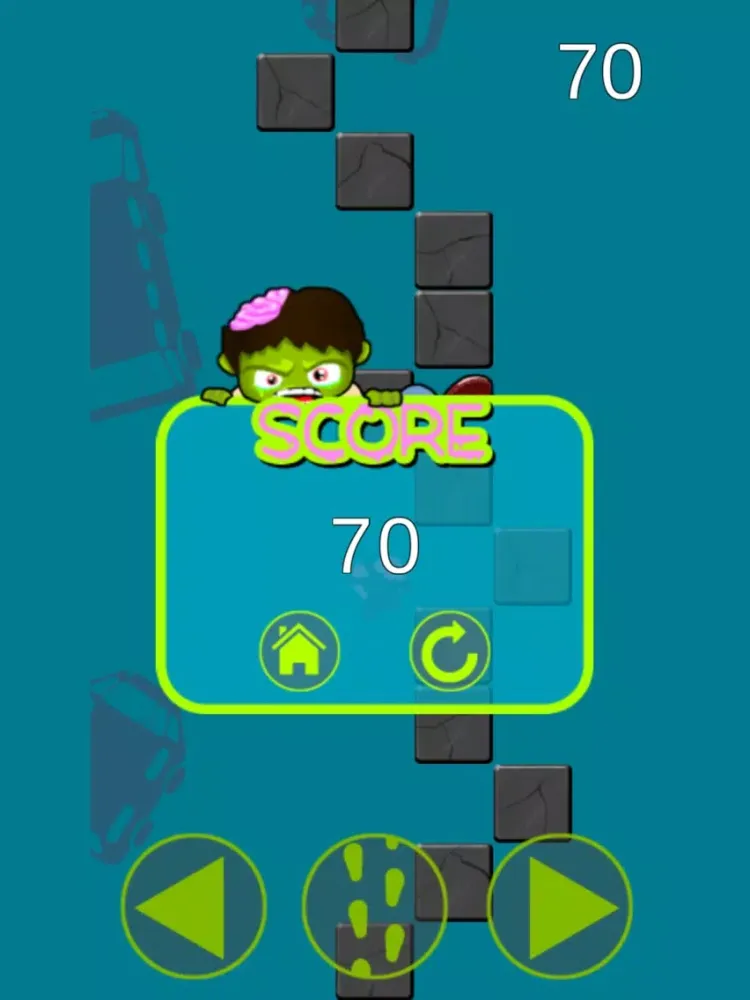 Tangkapan skrin Run Run Crying Zombie iPad 