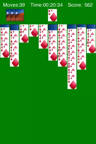 Capturas de tela do Spider Solitaire Lite