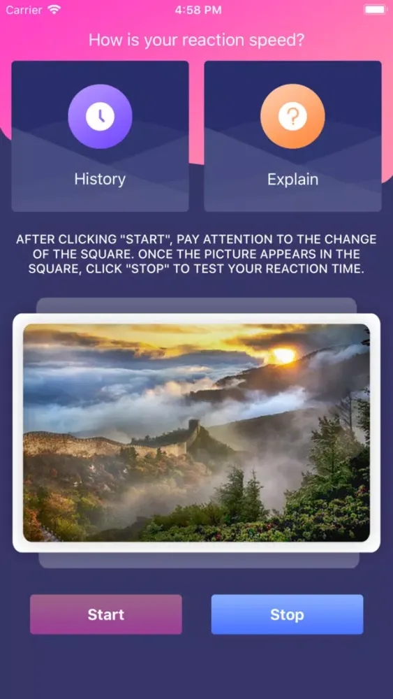 How is your reaction speed? Screenshots