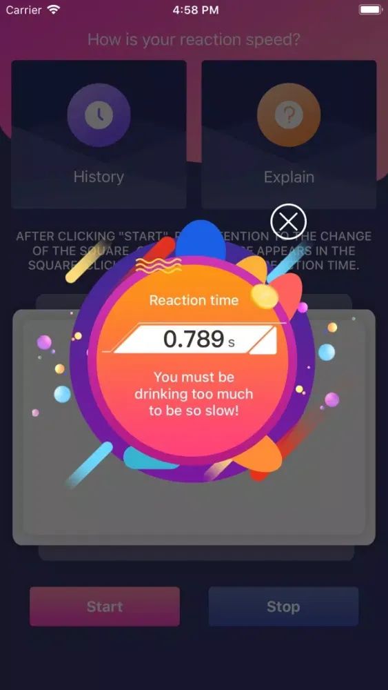 How is your reaction speed? Screenshots