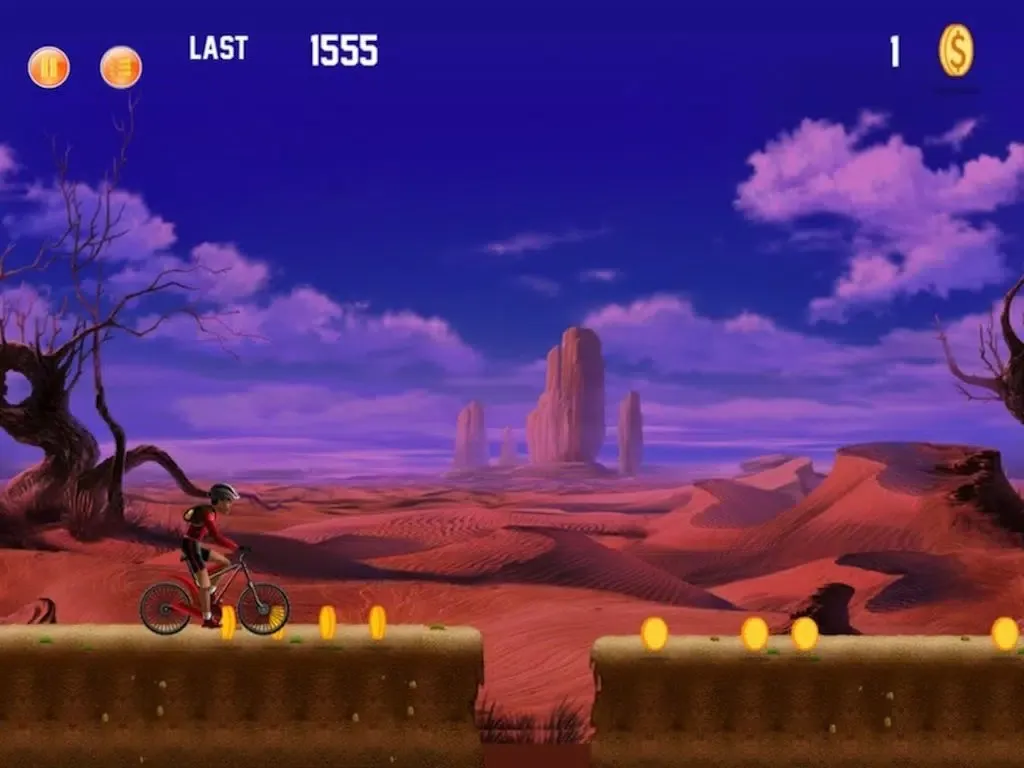 Desert Mountain Biker - A Rough and Tough Biking Free iPad  স্ক্রিনশট