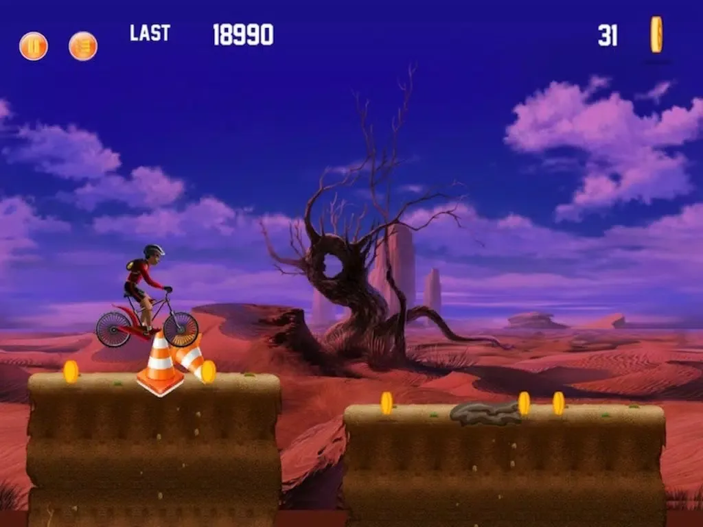Desert Mountain Biker - A Rough and Tough Biking Free iPad  স্ক্রিনশট